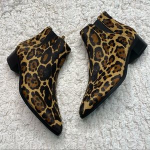 Antonio Melani Cheetah Print Booties Size 6M